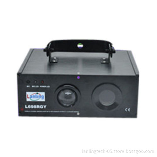 Super disco lighting, RGY multi-effect laser with LED background (L698RGY)